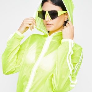 Sour Streets Are Talking Neon Windbreaker